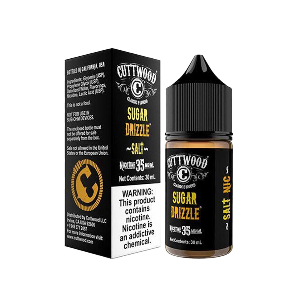 Cuttwood The Sauce Boss Vape Juice | Premium 30 ml E-Liquid Salts| CA, TX,  ID, MT