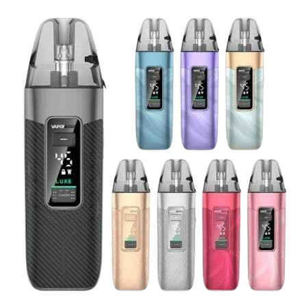Vaporesso Luxe X3 45W Pod System in Carbon Black with 0.8" display
