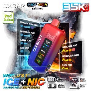 Oxbar Ice-Nic Control Pod Juice Edition Disposable 35K