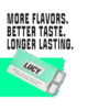 Lucy Nicotine Gum 10-pieces smoke-free